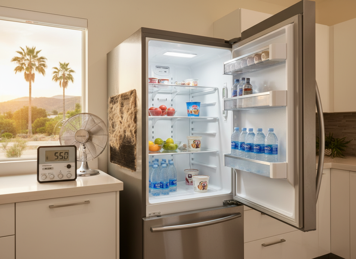 Why Your Refrigerator Runs Constantly During Los Altos Summers